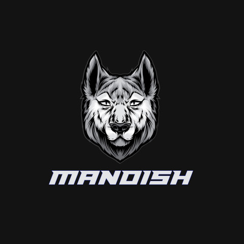 Free photo of Name DP: manoish