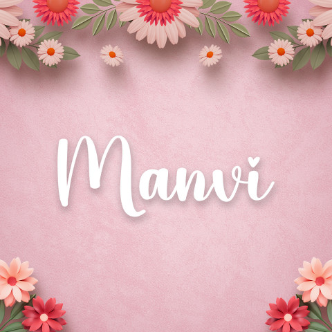 Free photo of Name DP: manvi