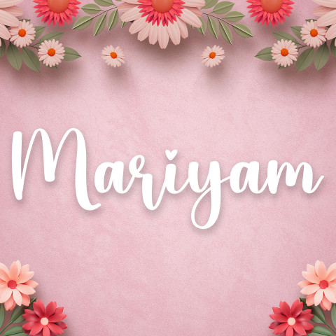 Free photo of Name DP: mariyam