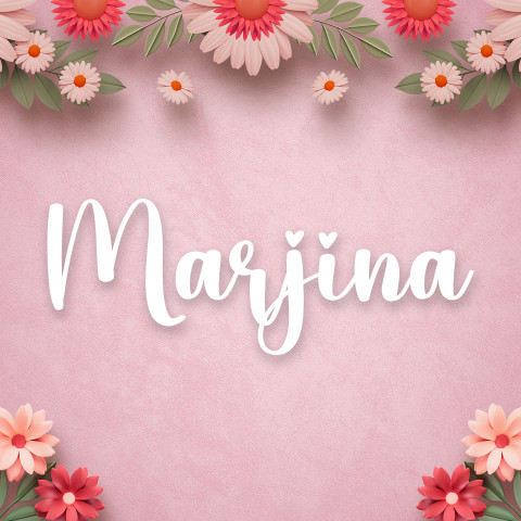 Free photo of Name DP: marjina