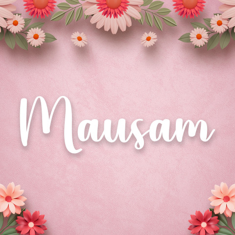 Free photo of Name DP: mausam