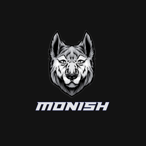 Free photo of Name DP: monish