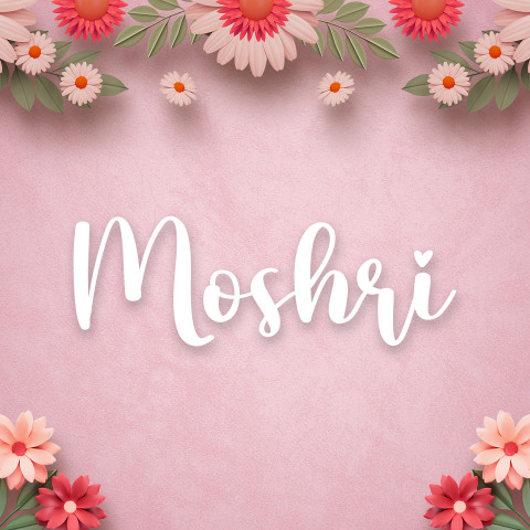 Free photo of Name DP: moshri