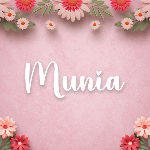 Free photo of Name DP: munia
