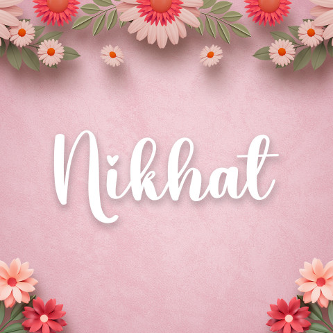 Free photo of Name DP: nikhat