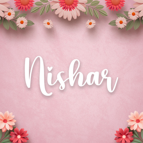 Free photo of Name DP: nishar