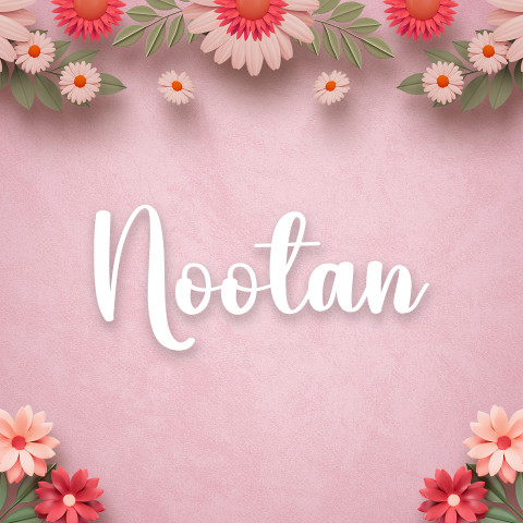 Free photo of Name DP: nootan
