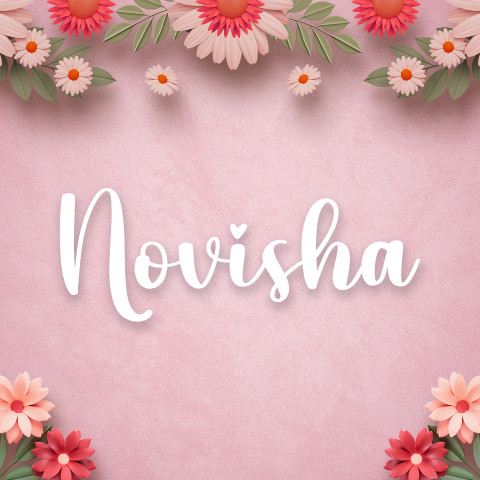 Free photo of Name DP: novisha