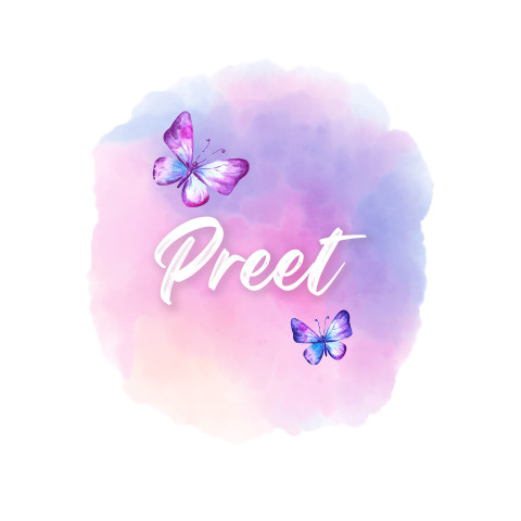 Free photo of Name DP: preet