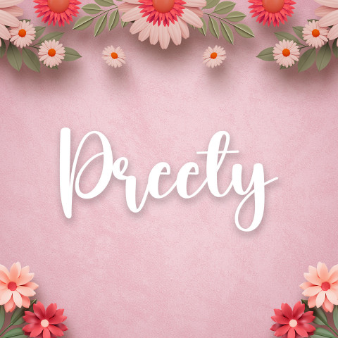 Free photo of Name DP: preety