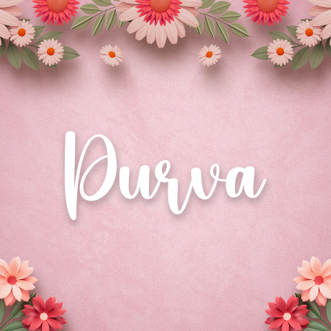 Free photo of Name DP: purva