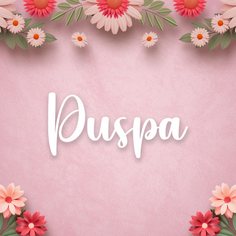 Free photo of Name DP: puspa