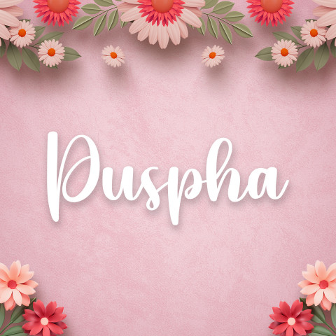 Free photo of Name DP: puspha