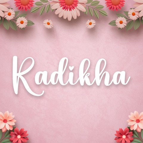 Free photo of Name DP: radikha