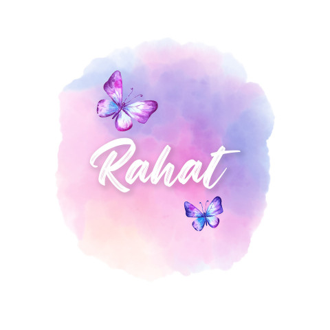 Free photo of Name DP: rahat