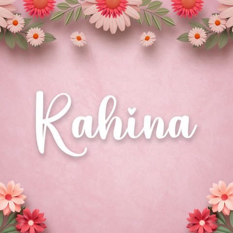 Free photo of Name DP: rahina