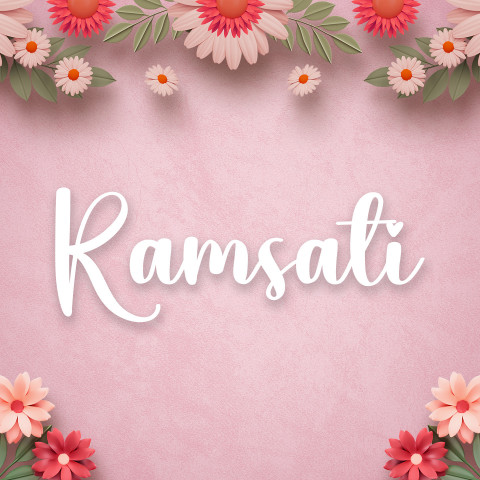 Free photo of Name DP: ramsati