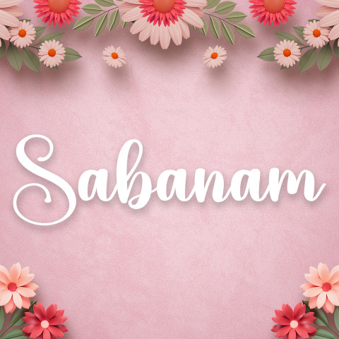 Free photo of Name DP: sabanam