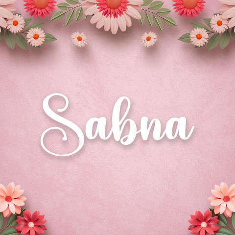 Free photo of Name DP: sabna