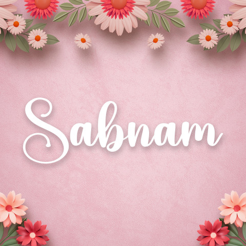 Free photo of Name DP: sabnam