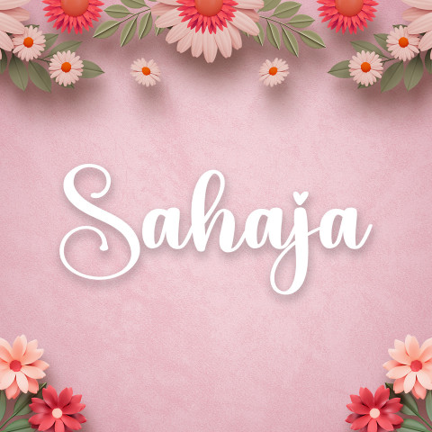 Free photo of Name DP: sahaja