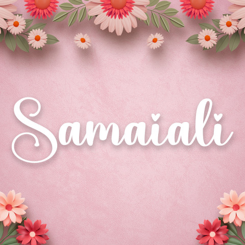 Free photo of Name DP: samaiali