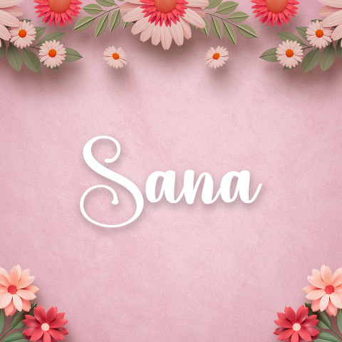 Free photo of Name DP: sana