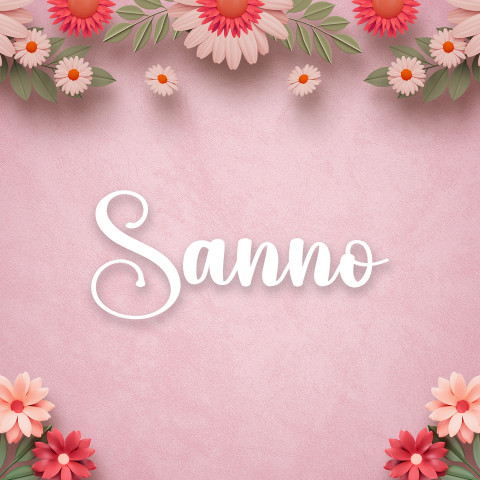 Free photo of Name DP: sanno