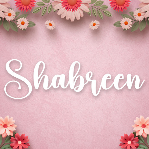 Free photo of Name DP: shabreen