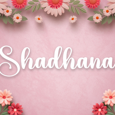 Free photo of Name DP: shadhana
