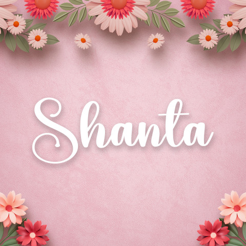 Free photo of Name DP: shanta