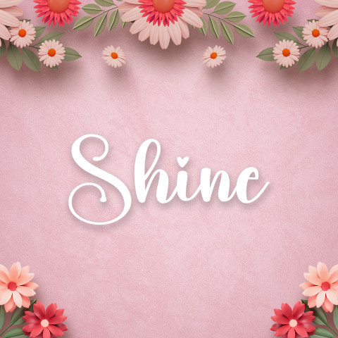 Free photo of Name DP: shine