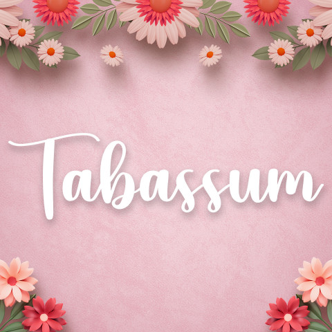 Free photo of Name DP: tabassum