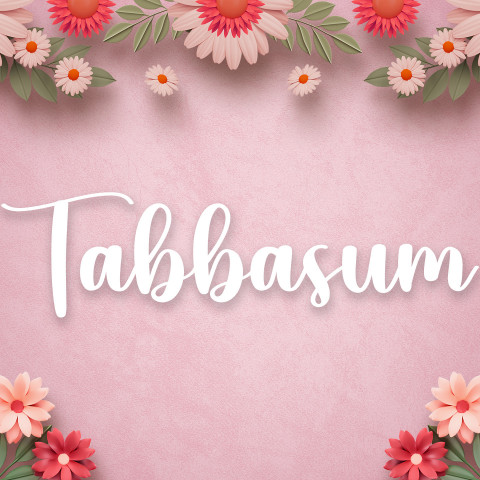 Free photo of Name DP: tabbasum