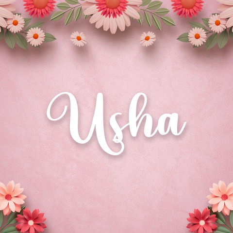 Free photo of Name DP: usha