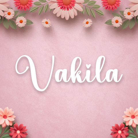 Free photo of Name DP: vakila