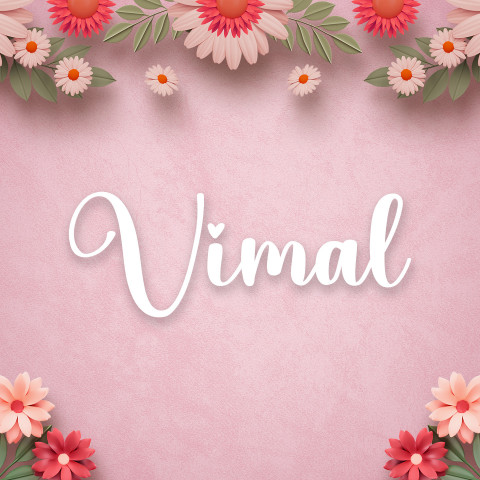 Free photo of Name DP: vimal