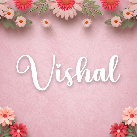 Free photo of Name DP: vishal