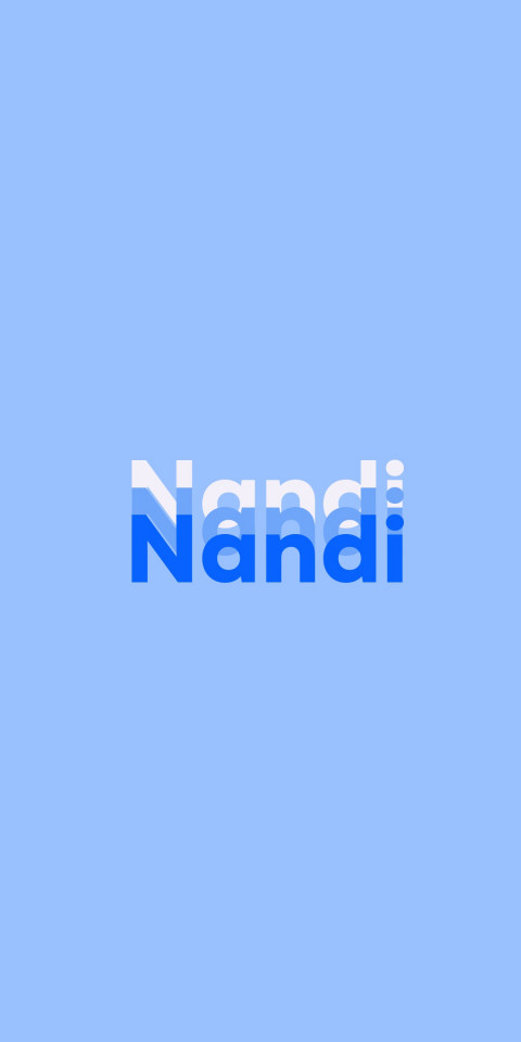 Free photo of Name DP: Nandi