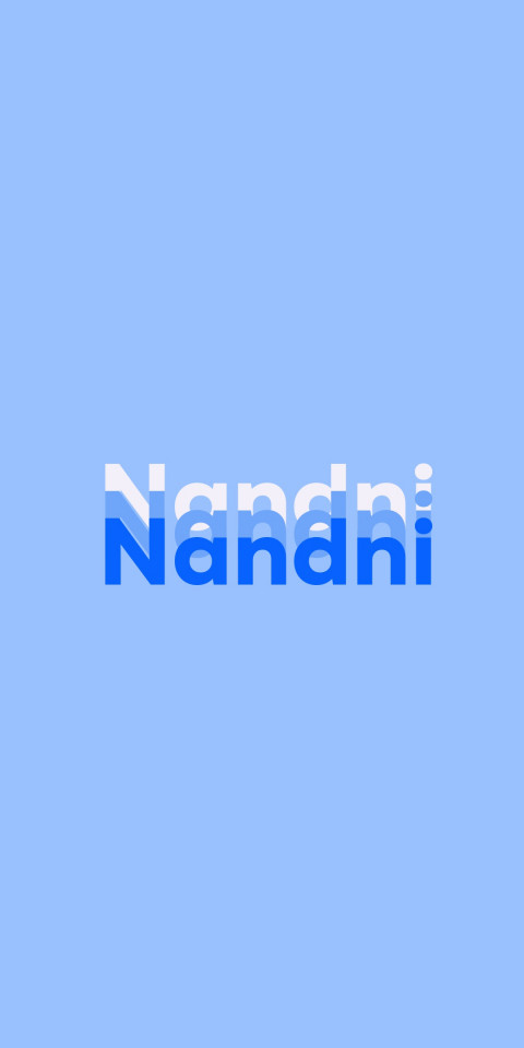 Free photo of Name DP: Nandni