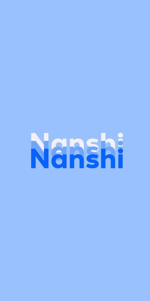 Free photo of Name DP: Nanshi