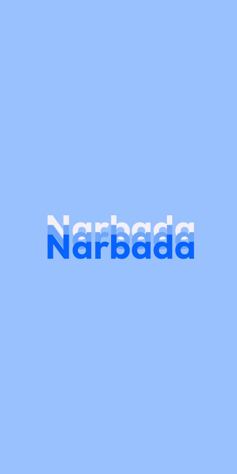 Free photo of Name DP: Narbada