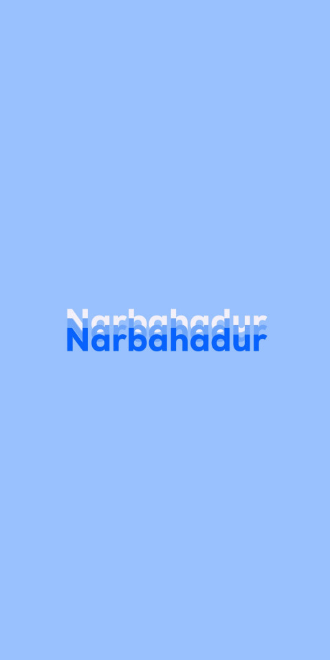 Free photo of Name DP: Narbahadur