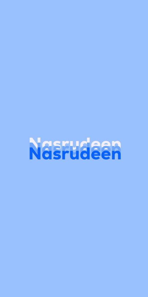 Free photo of Name DP: Nasrudeen