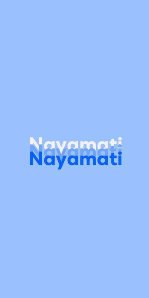 Free photo of Name DP: Nayamati