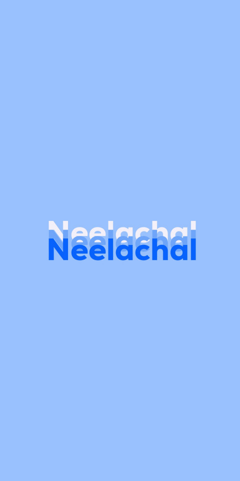 Free photo of Name DP: Neelachal