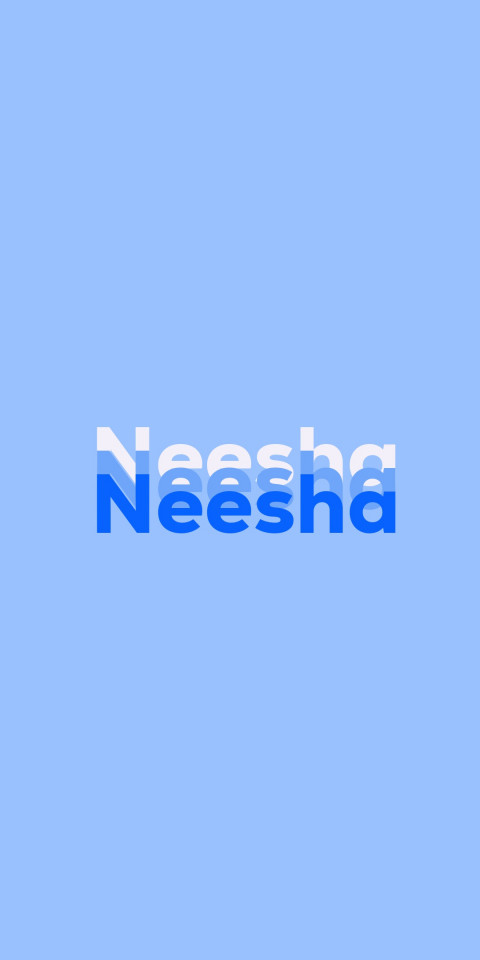 Free photo of Name DP: Neesha
