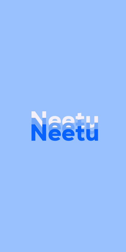 Free photo of Name DP: Neetu