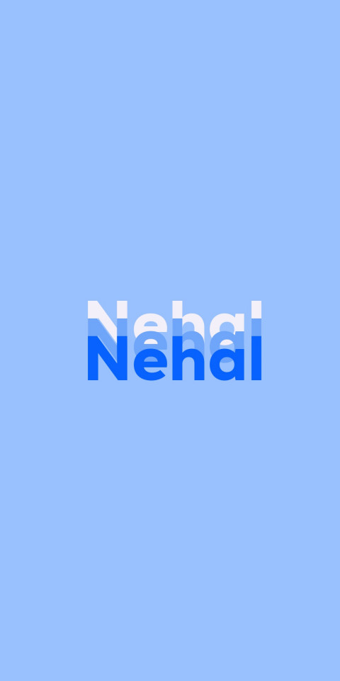 Free photo of Name DP: Nehal