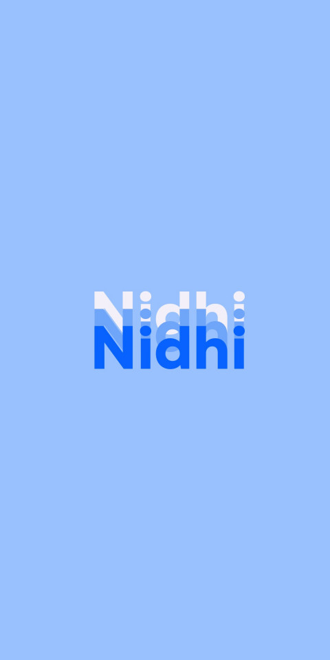 Free photo of Name DP: Nidhi